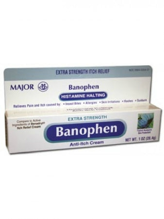 Itch Relief Banophen 2% / 0.1% Cream 30 Gram