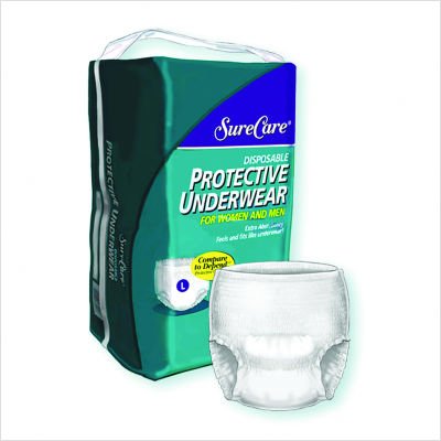 SureCare Pull-Up Protective Underwear Quantity: Medium - Casepack of 4