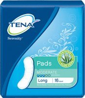 Tena Serenity Heavy Pads,Long,42/Pkg,Economy Pack