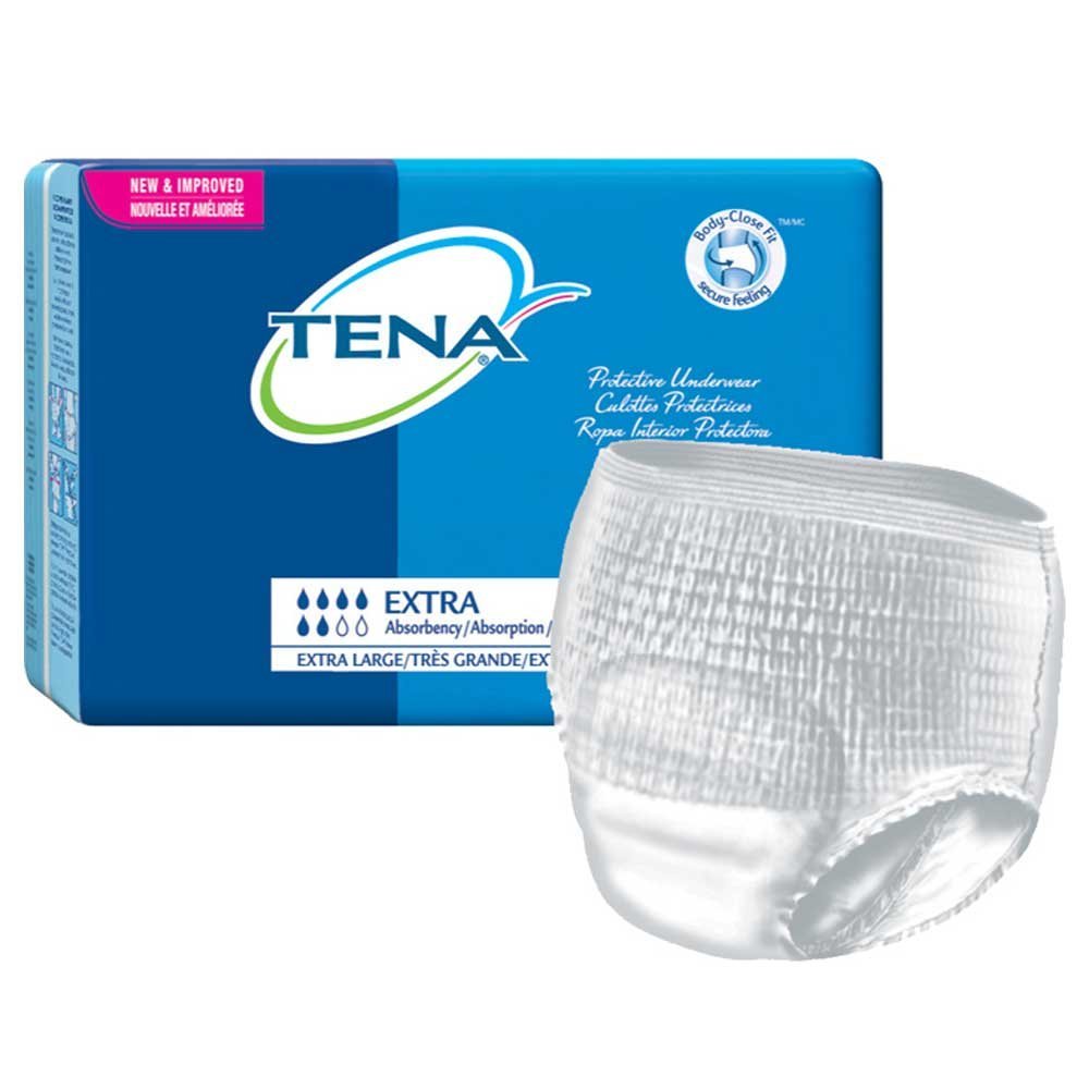 SCA 72425 Tena Protective Underwear Extra Ab, XL 55-66, PK/12