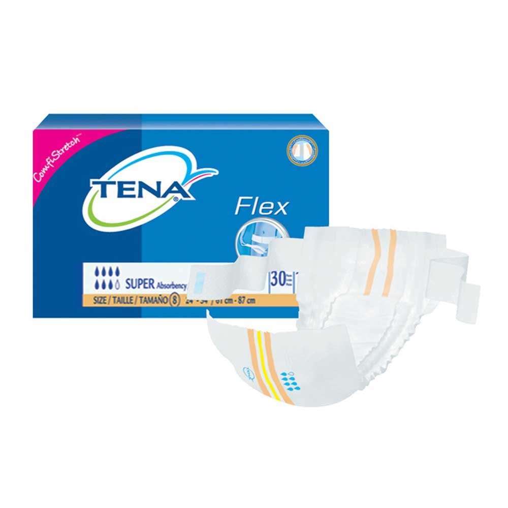 Tena Flex Belted Briefs, Tena Flex Super Size 8 -Sp, (1 CASE, 90 EACH)