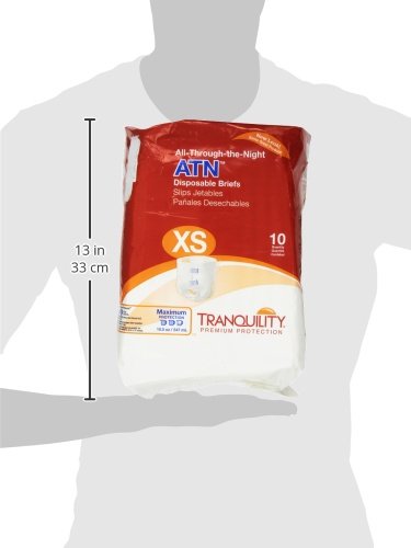 PU2183PK - Tranquility ATN (All-Through-the-Night) Youth Disposable Brief 18 - 26