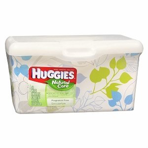 Huggies Natural Care Baby Wipes, Tub, Fragrance Free 64 ea