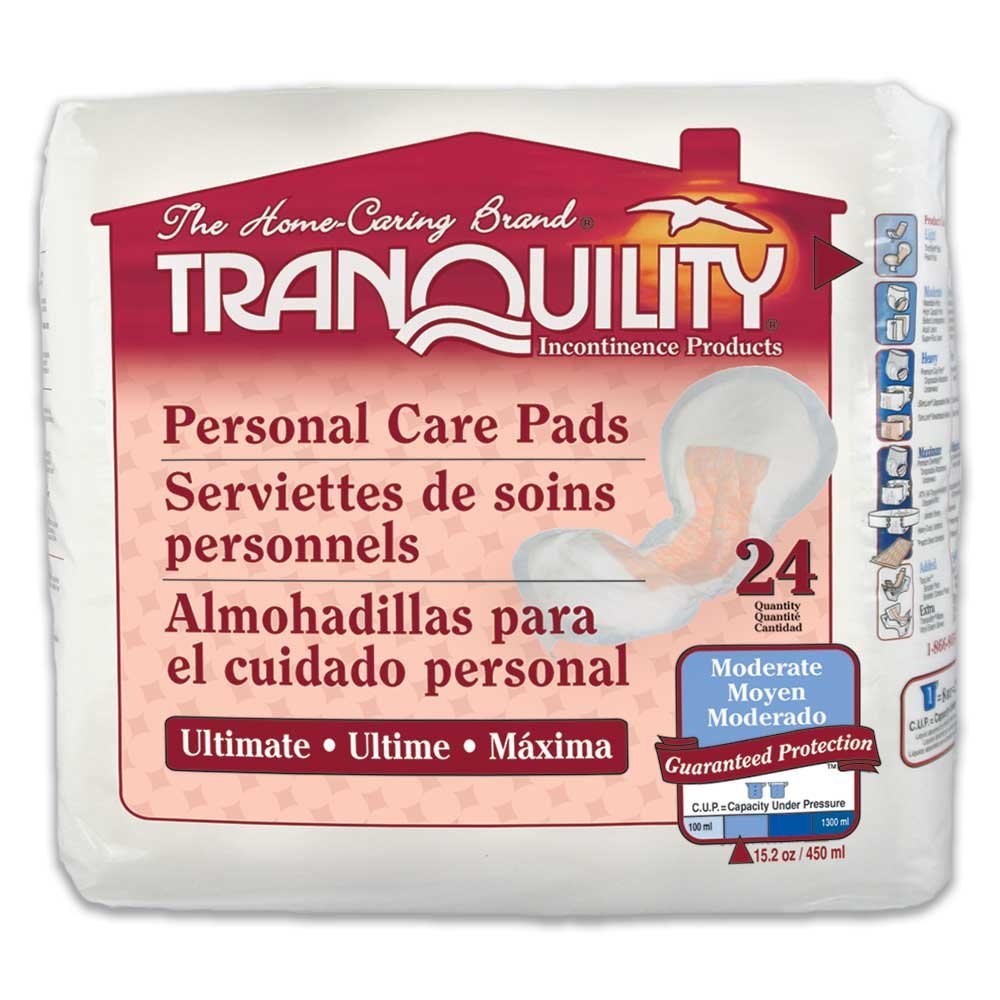 Tranquility 2381 Personal Care Pads, Ultimate, Pack of 24