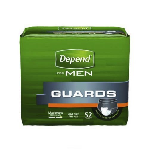 Depend Guards For Men by Kimberly-Clark 52/PACK 2 Pack / Case