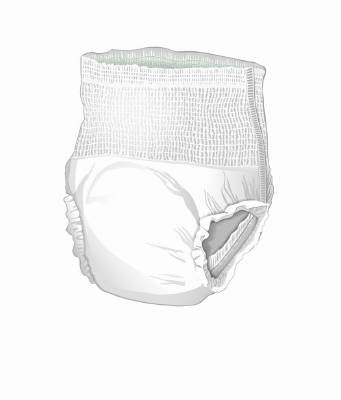 McKesson UWBMD Ultra Protective Underwear, Heavy Abs, Large 32-44", PK/20