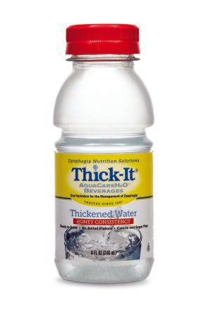 Thick-It Aquacare H2O Honey Consistency Thickened Water Beverage, 8oz (PK of 24)