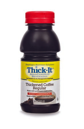 Thick-It AquaCare H2O: Pre-Thickened Coffee Regular, Honey-thick, (CS)