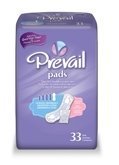 Pad Incontinence Prevail Thin 33Ea/Pk by FIRST QUAL