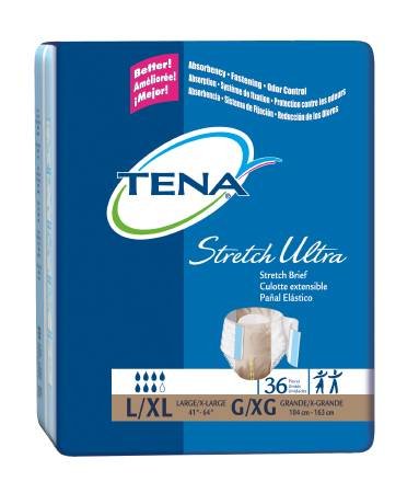 Sca Incont 78033101 Incontinent Brief Tena Stretch Ultra Hook And Loop Fasten...