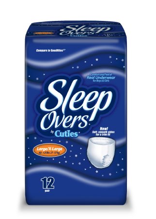 Prevail Sleep Overs Protective Underwear, Youth Large / X-Large, 70+ lbs, 56/CS